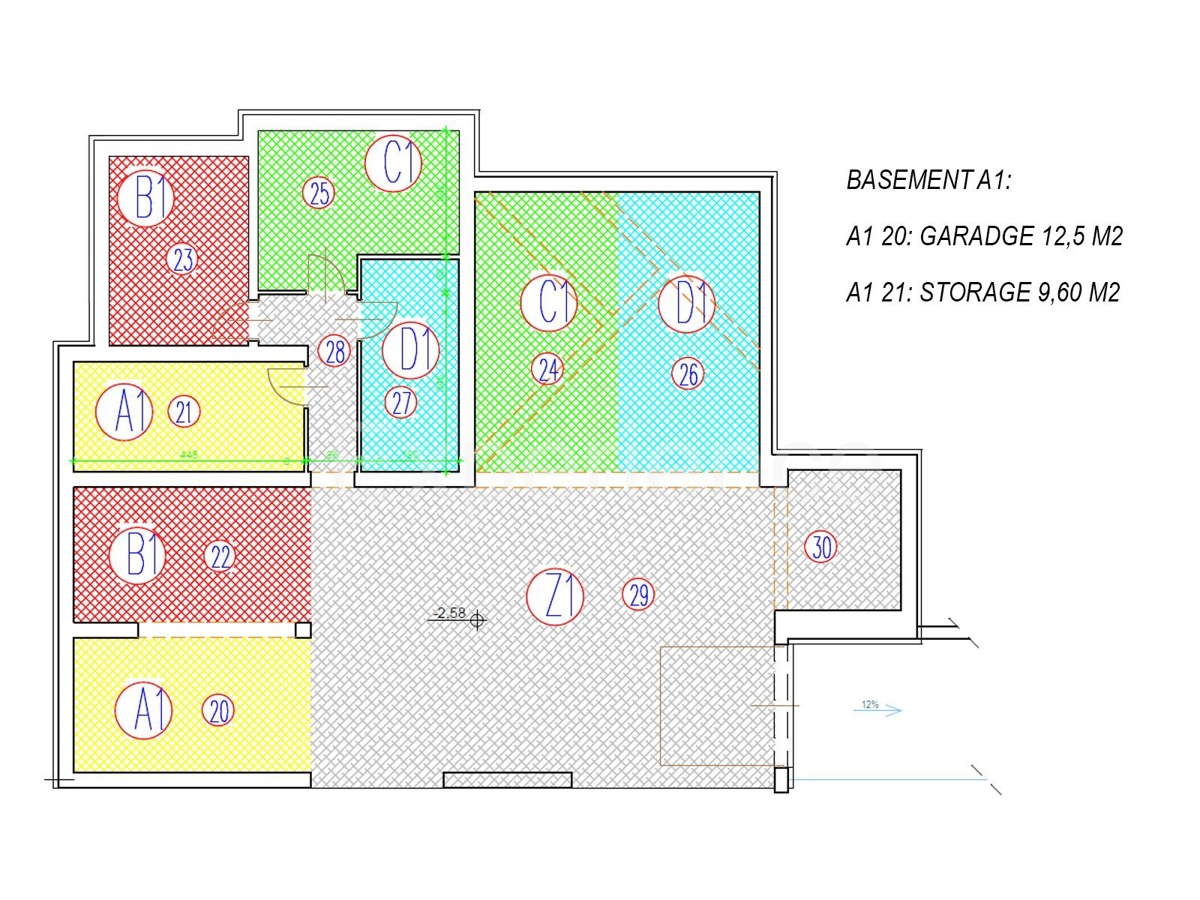Savudrija – 500 m dalla spiaggia, appartamento al piano terra con giardino e garage!