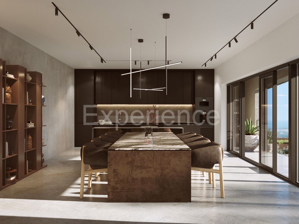 Kaštelir - terreno edificabile con VISTA MARE, permesso di costruire ottenuto