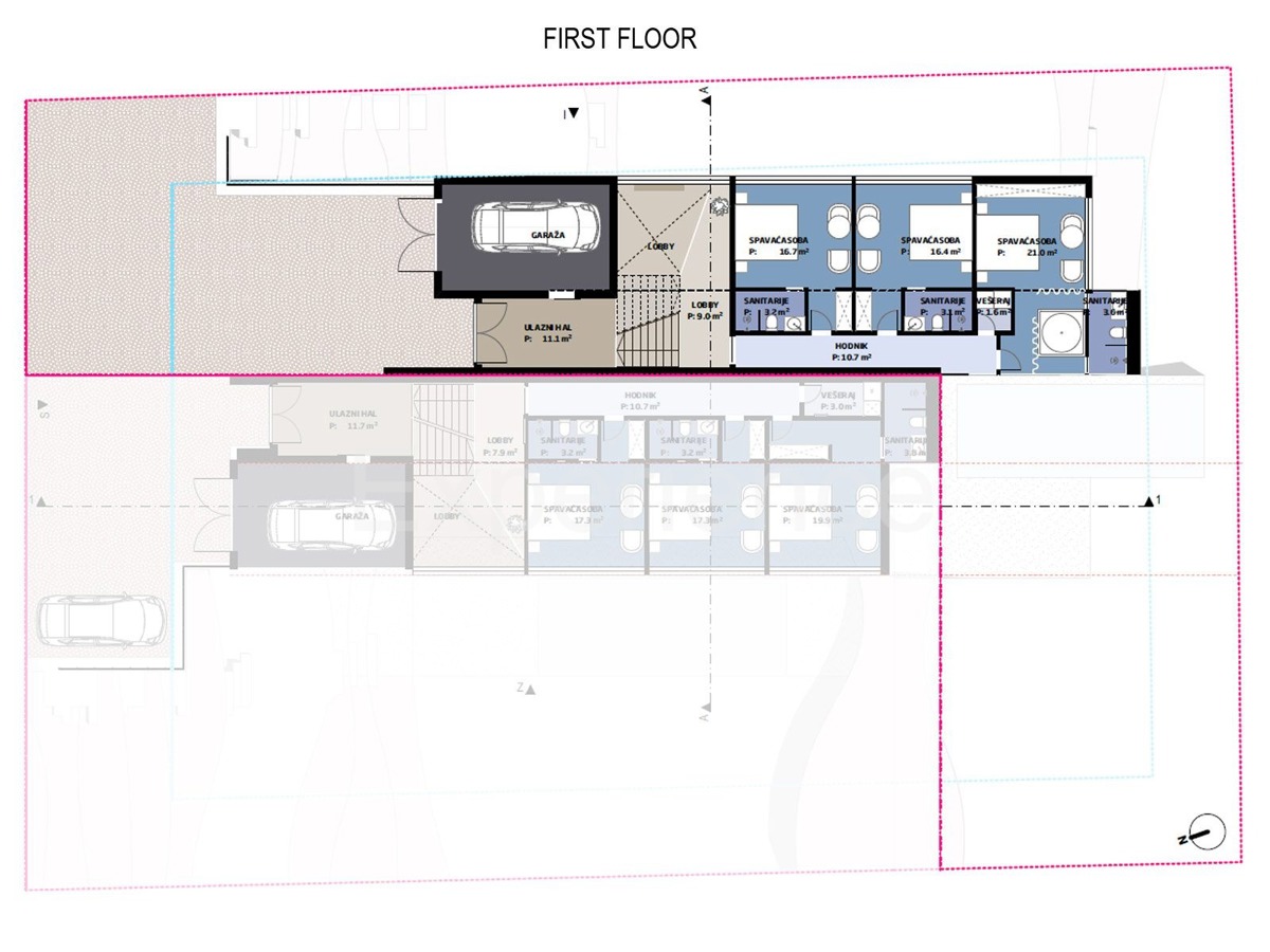 Kaštelir - terreno edificabile con VISTA MARE, permesso di costruire ottenuto