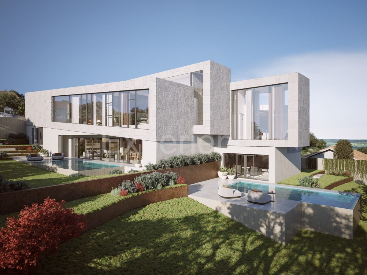 Kaštelir - terreno edificabile con VISTA MARE, permesso di costruire ottenuto