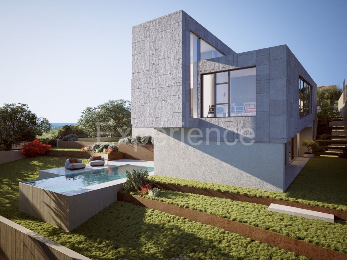 Kaštelir - terreno edificabile con VISTA MARE, permesso di costruire ottenuto