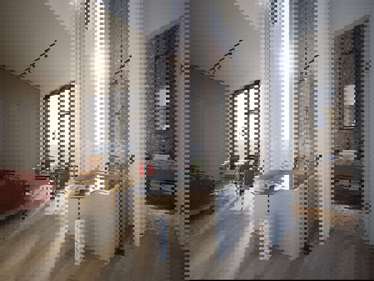 Kaštelir - terreno edificabile con VISTA MARE, permesso di costruire ottenuto