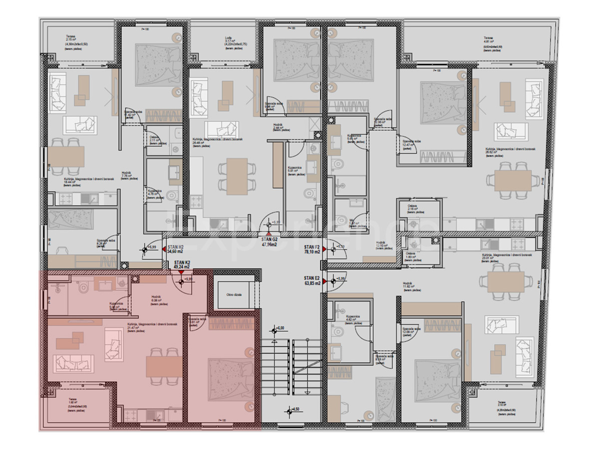 ISTRIA, Parenzo - ca. 1.300 m dal mare, appartamento al 2. piano dell'edificio, ASCENSORE