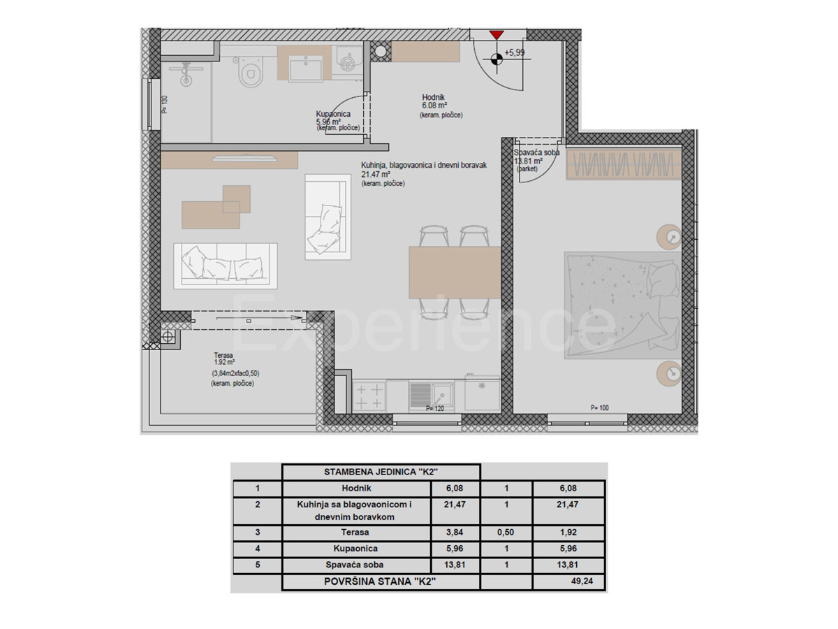 ISTRIA, Parenzo - ca. 1.300 m dal mare, appartamento al 2. piano dell'edificio, ASCENSORE