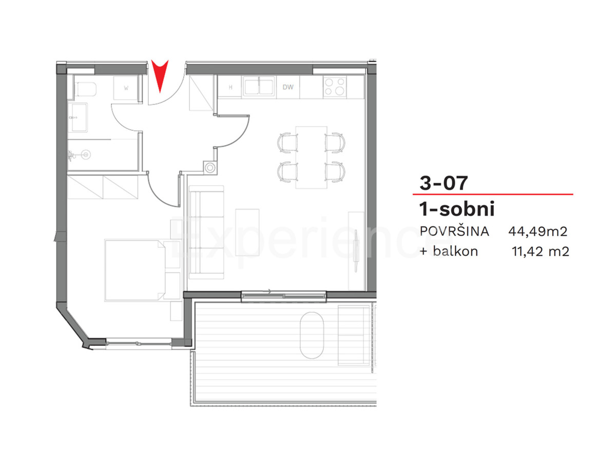 ISTRIA, Umago - appartamento in un nuovo edificio con garage, 3. piano, ASCENSORE