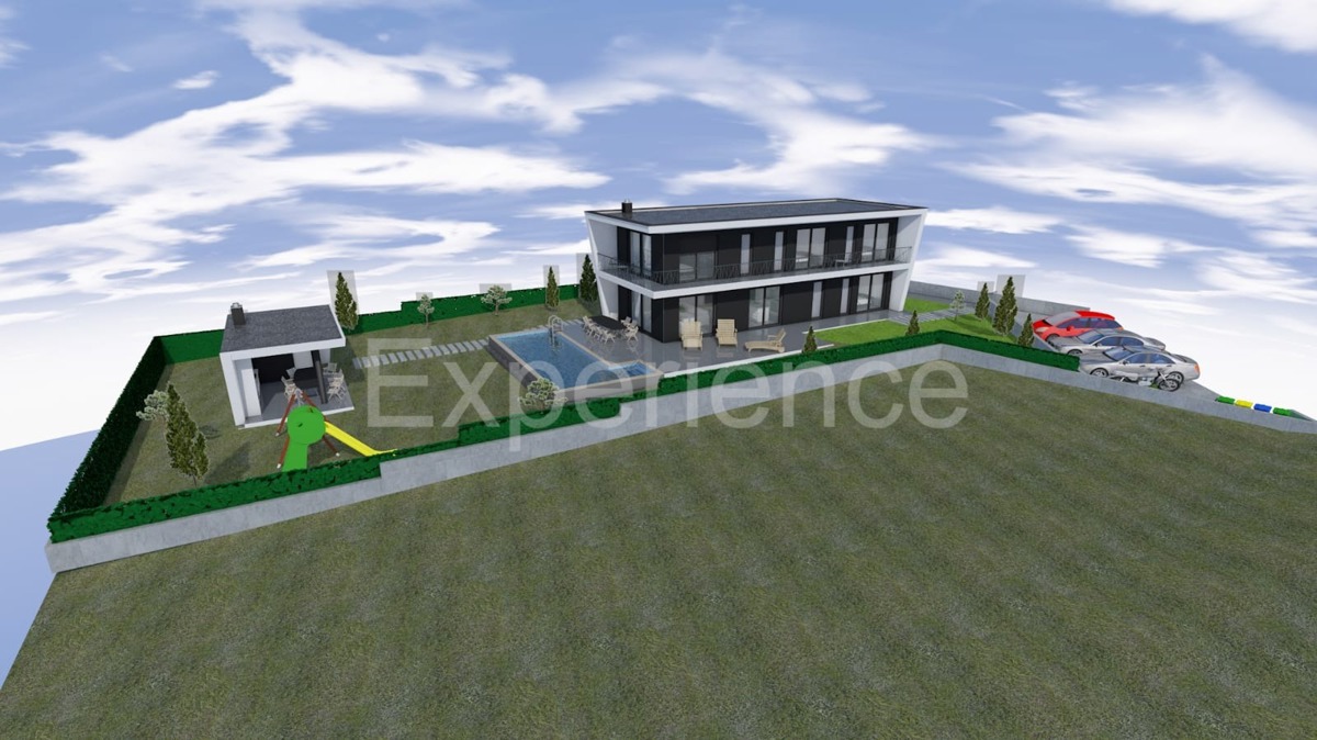 Nelle vicinanze di Parenzo - villa di nuova costruzione con piscina!