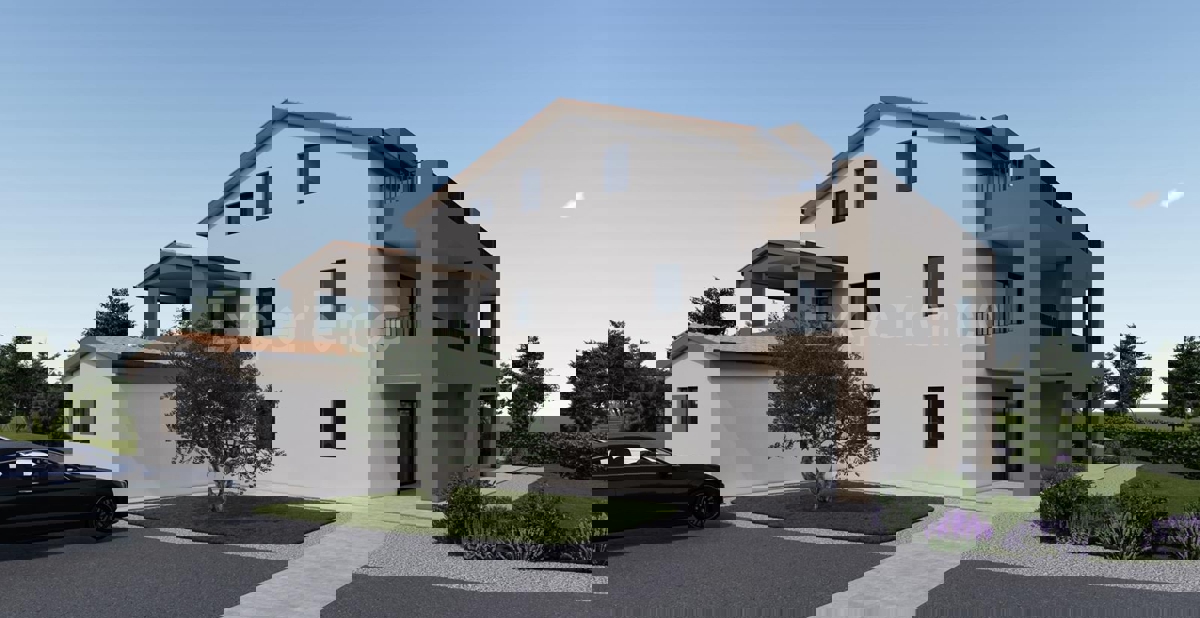 Vicino a Parenzo - appartamento in un nuovo edificio con spaziosa terrazza+deposito!