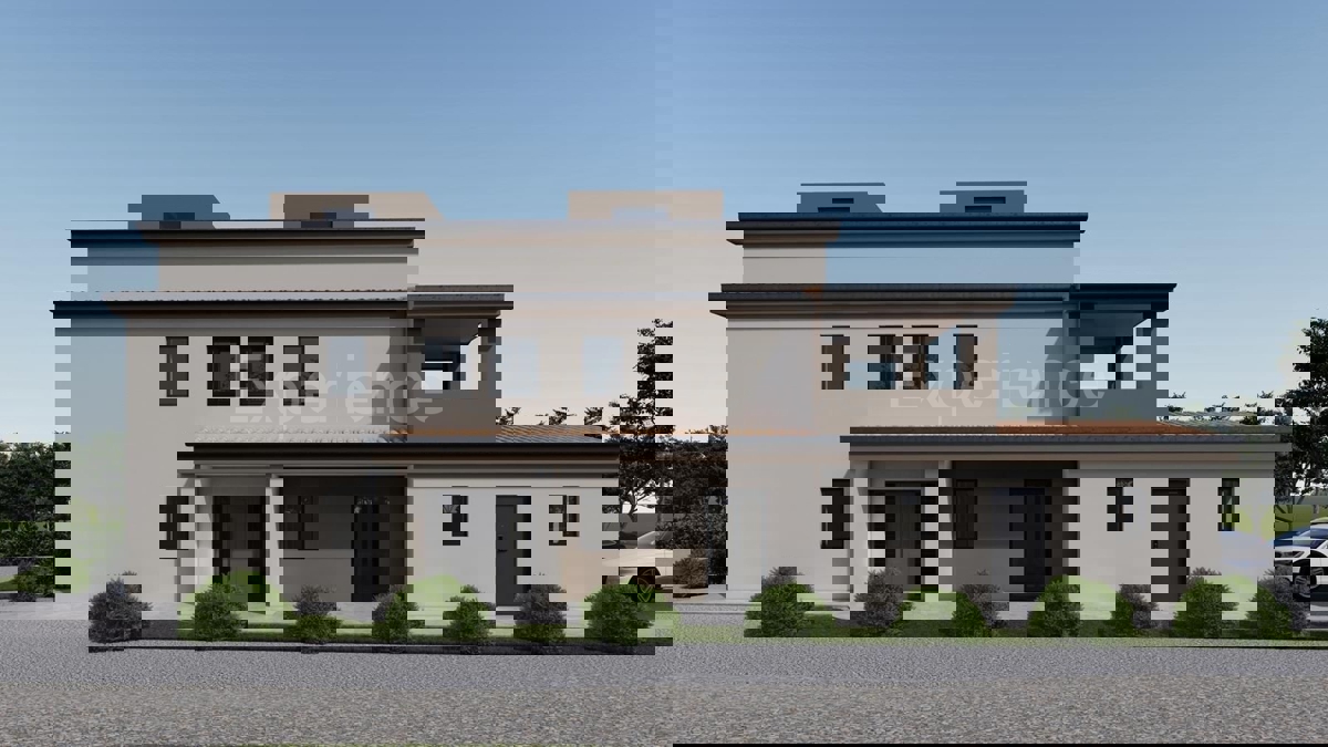 Vicino a Parenzo - appartamento in un nuovo edificio con spaziosa terrazza+deposito!