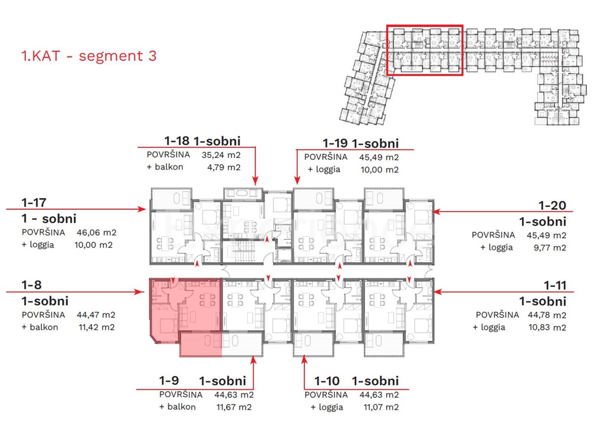 ISTRIA, Umago - appartamento con spazioso balcone (11,42 m²), 1. piano, ASCENSORE!