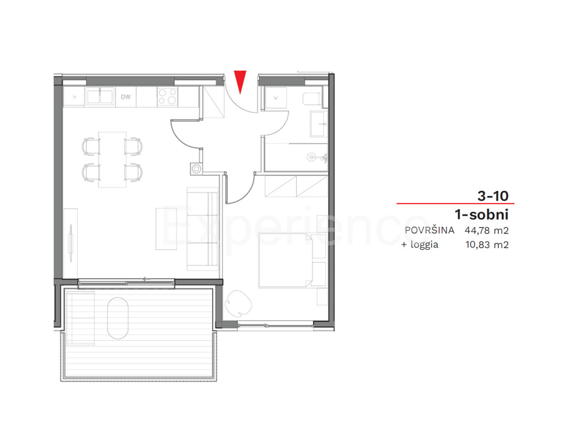 ISTRIA, Umago - appartamento in un nuovo edificio con garage, 3. piano, ASCENSORE!