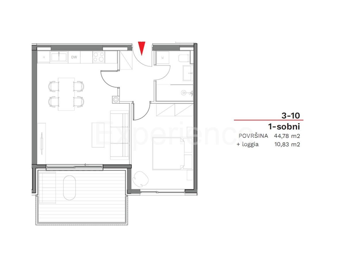 ISTRIA, Umago - appartamento in un nuovo edificio con garage, 3. piano, ASCENSORE!