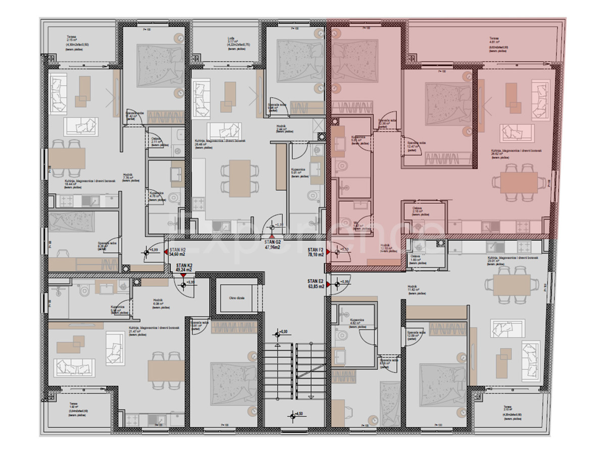 ISTRIA, Parenzo – appartamento in nuova costruzione con spazioso terrazzo, 2. piano, ASCENSORE