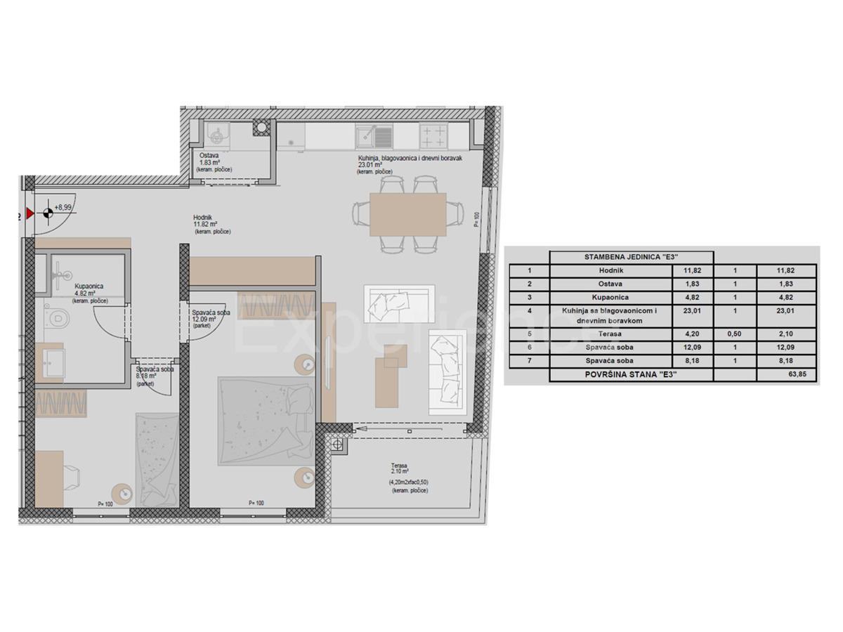 ISTRIA, Parenzo - appartamento in nuova costruzione, 3. piano, ASCENSORE!