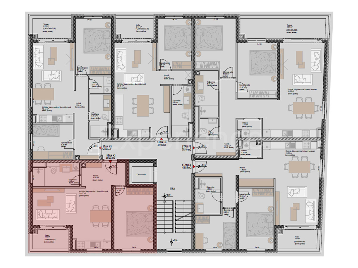 ISTRIA, Parenzo - appartamento in un nuovo edificio, 3. piano, ASCENSORE!