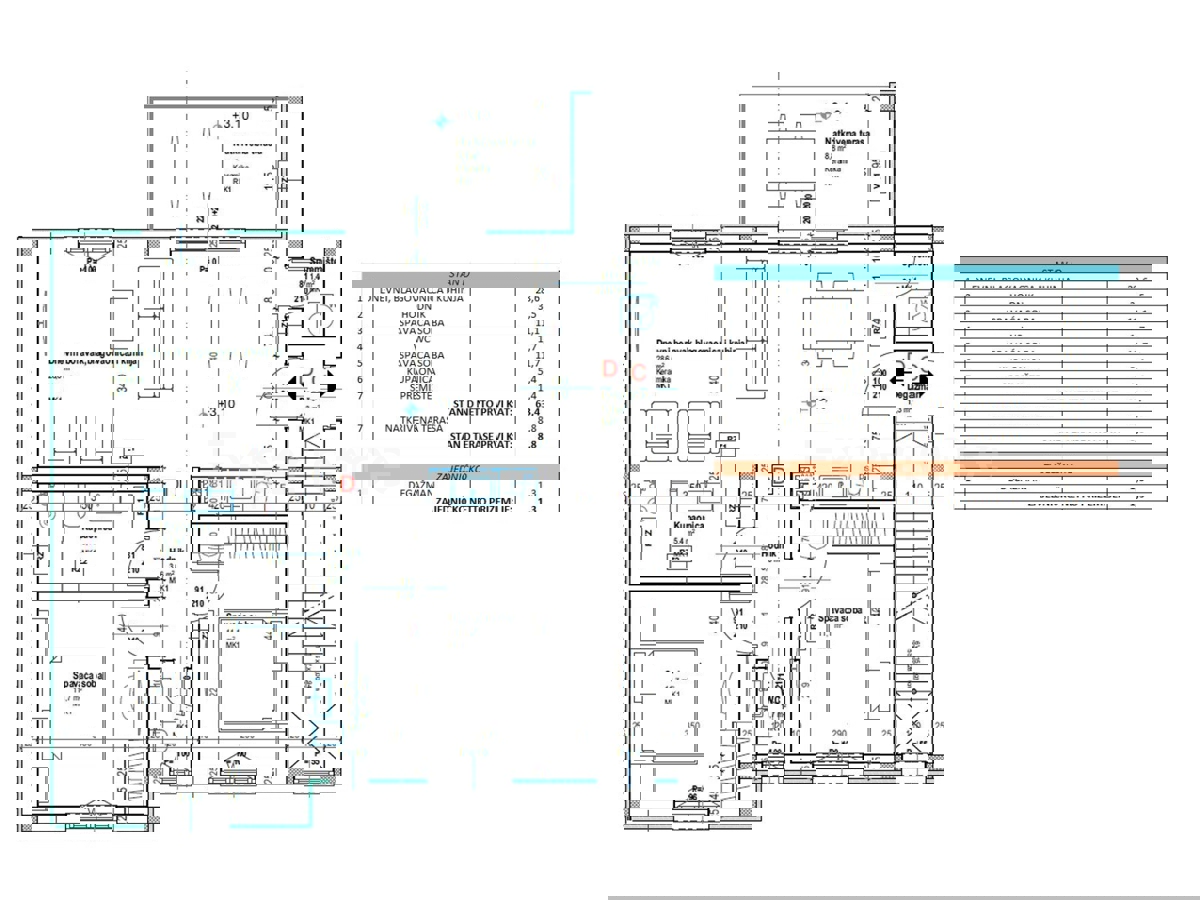 Tar - 2 km dal mare, appartamento in un edificio nuovo, 1. piano, 2 posti auto
