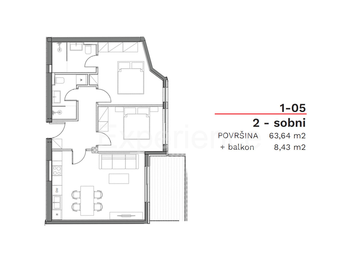 ISTRIA, Umago - appartamento in edificio di nuova costruzione, 1. piano, garage, ASCENSORE