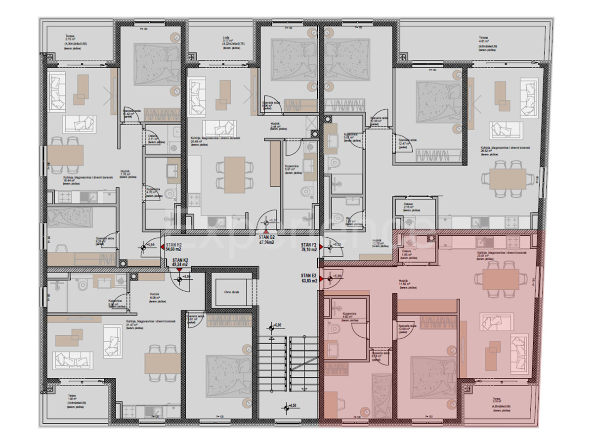 ISTRIA, Parenzo – cca. 1.300 m dal mare, appartamento al 2. piano dell'edificio, ASCENSORE