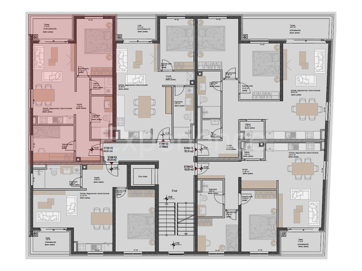 ISTRIA, Parenzo - appartamento in un nuovo edificio, 3. piano, ASCENSORE!