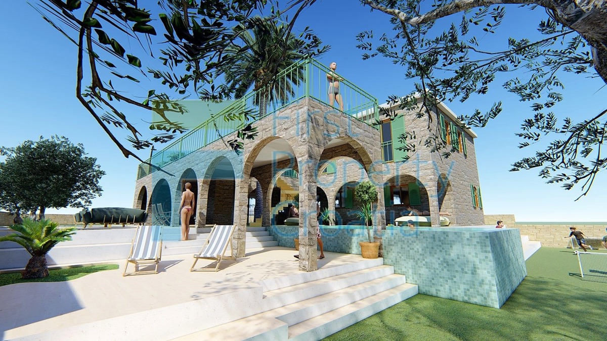 BR1345 - Terreno vicino al porto dei traghetti, Brač, in vendita