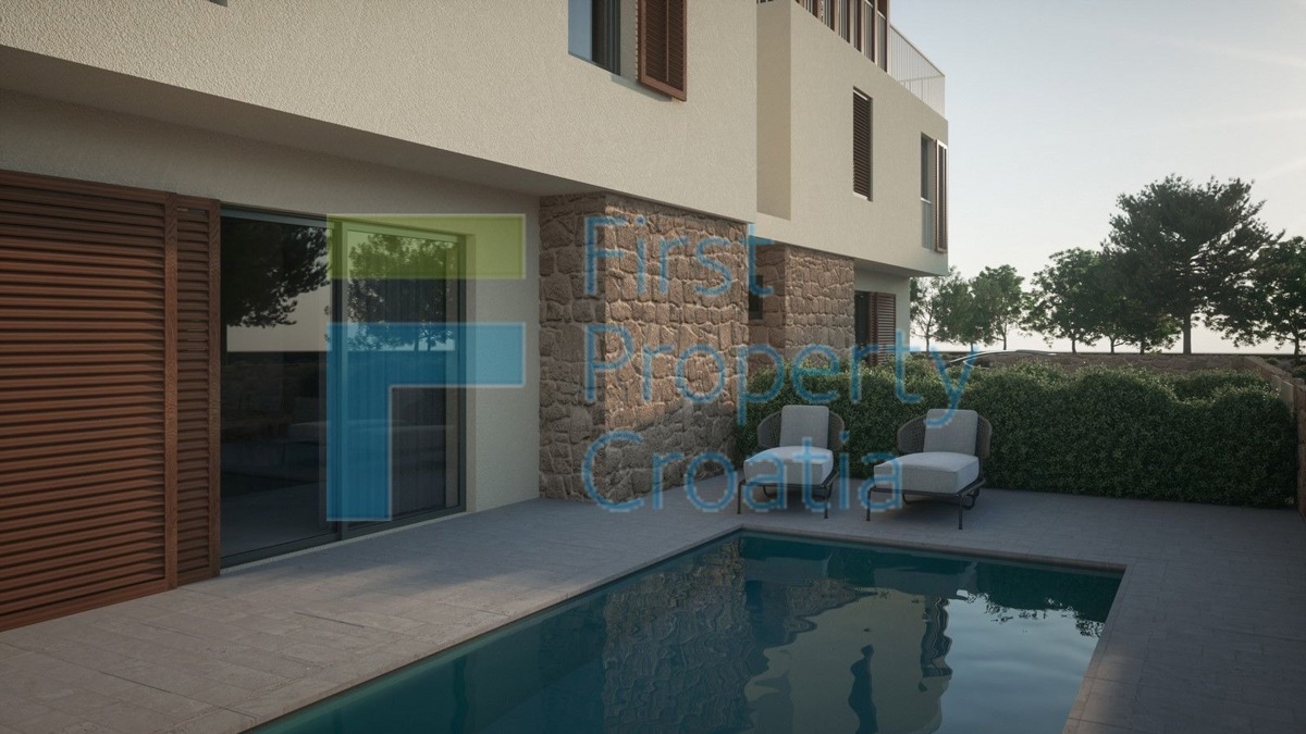 SI1680 – Moderne dvojne kuće s bazenima, u Tribunju, na prodaju