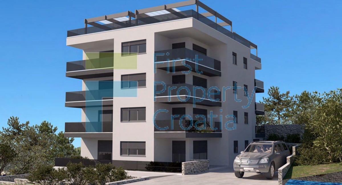 TG1570 – Moderno attico con garage, Čiovo, in vendita