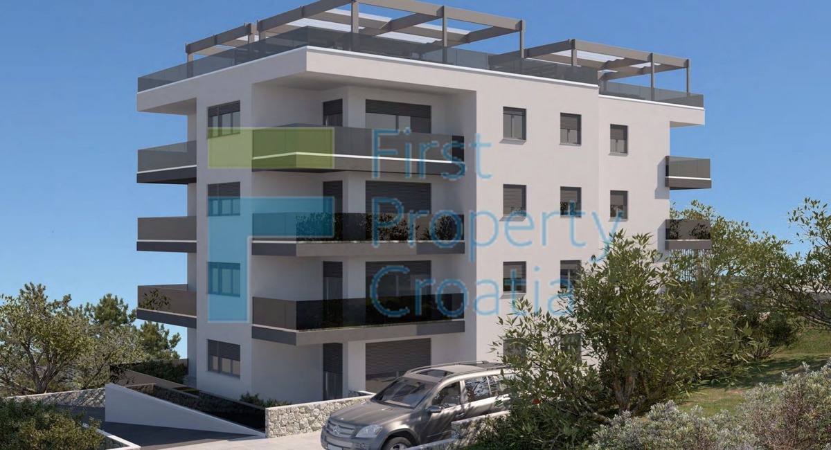 TG1570 – Moderno attico con garage, Čiovo, in vendita