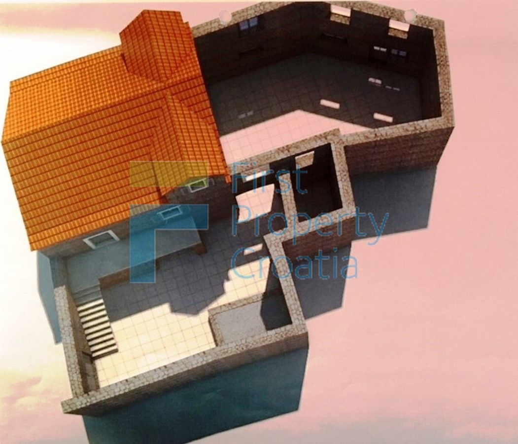 HV1101 - Casa in pietra a 20m dal lungomare di Jelsa, Hvar, in vendit