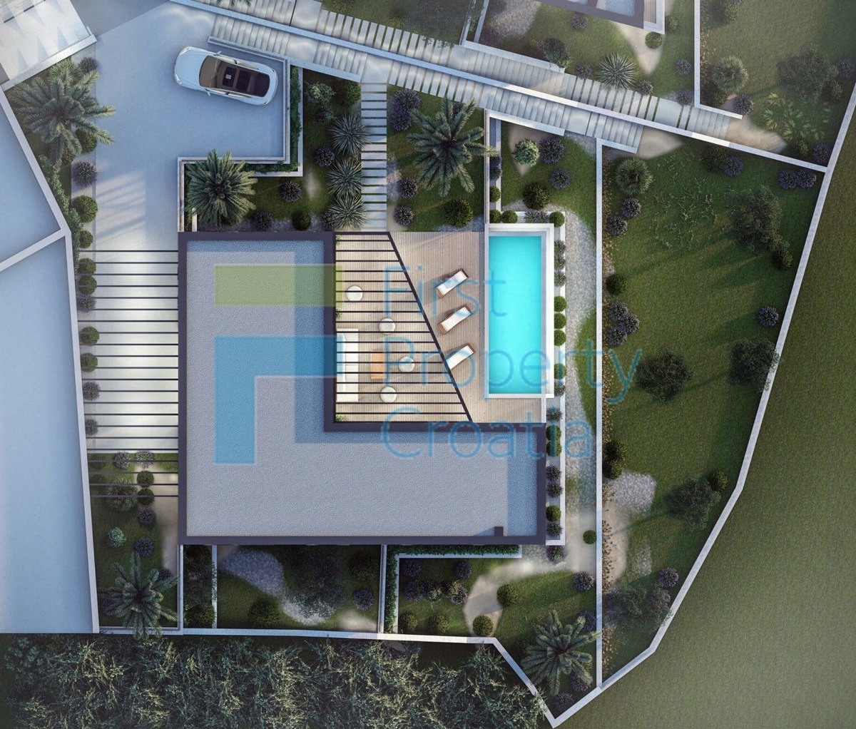 ST1648 - Vila na lijepoj lokaciji u predgrađu Splita, na prodaju