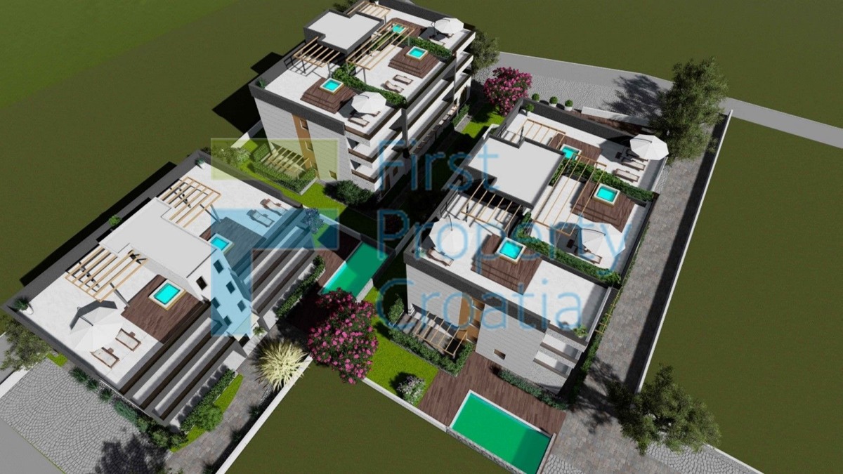 ZD1608 – Appartamenti situati a 110m dal mare, zona Zara, in vendita