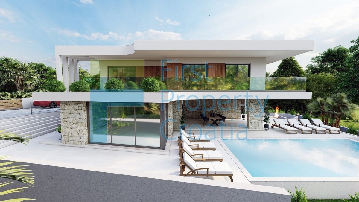 ZD1604 - Vila u blizini mora, u mjestu blizu Zadra, na prodaju