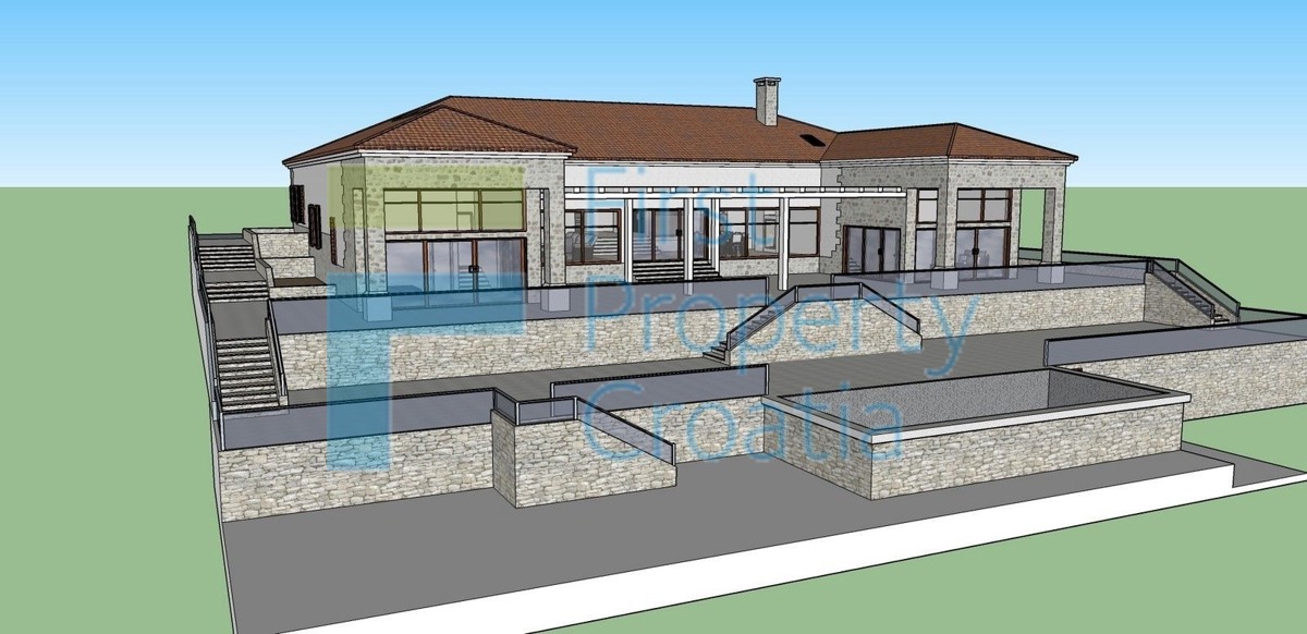 BR1489 - Dvije vile na velikim parcelama u uvali, Brač, na prodaju