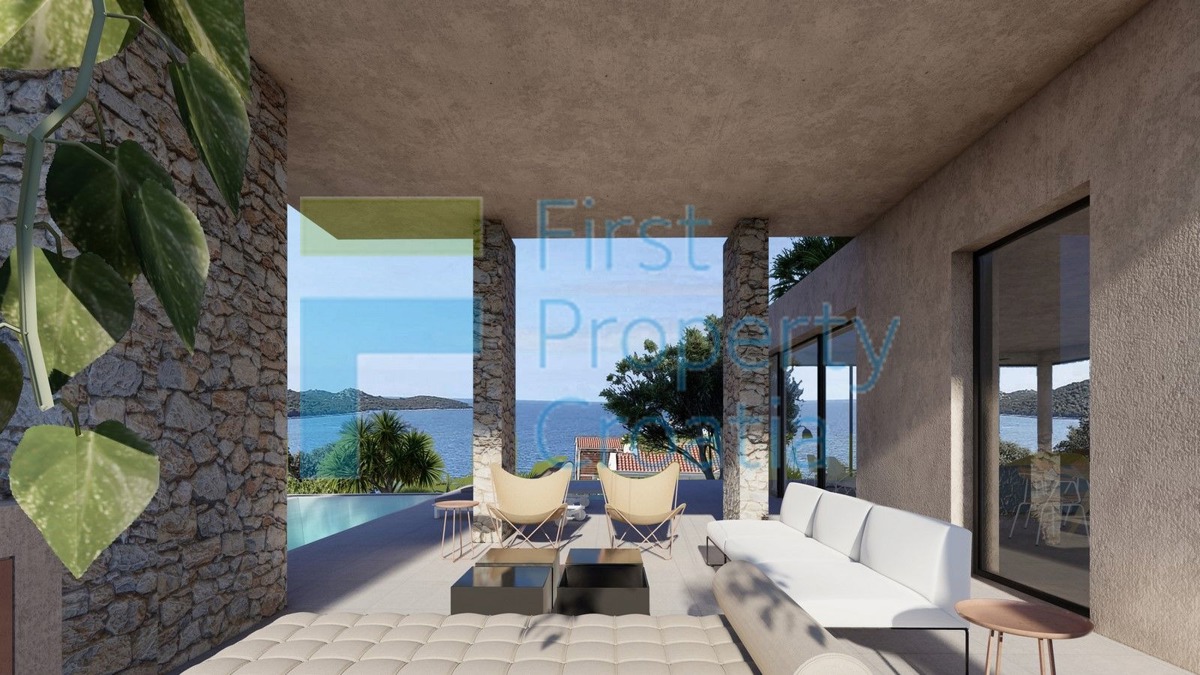 RG1719 - Villa 170m sopra la spiaggia, zona Rogoznica, in vendita