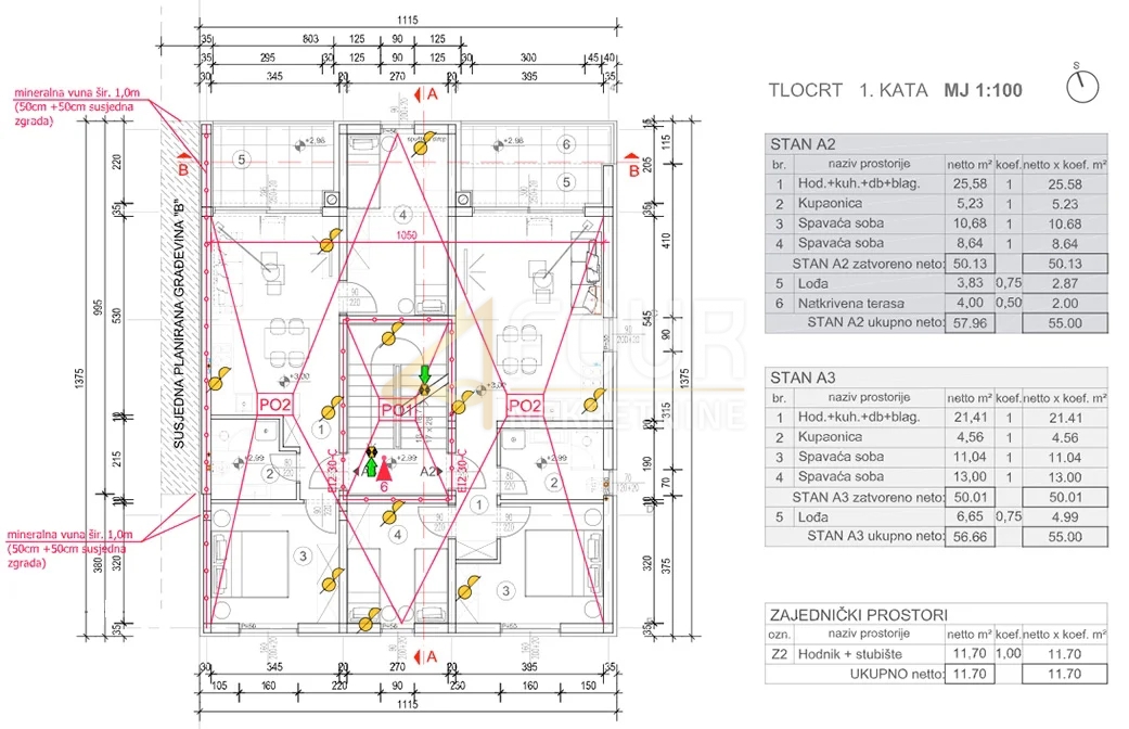 Štinjan, Pula, 55m2