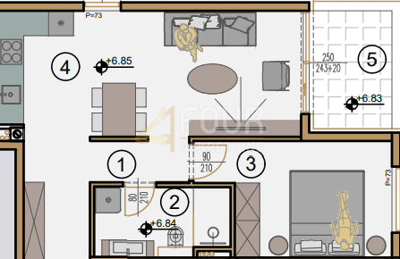 Srdoči, Rijeka, 54,02m2