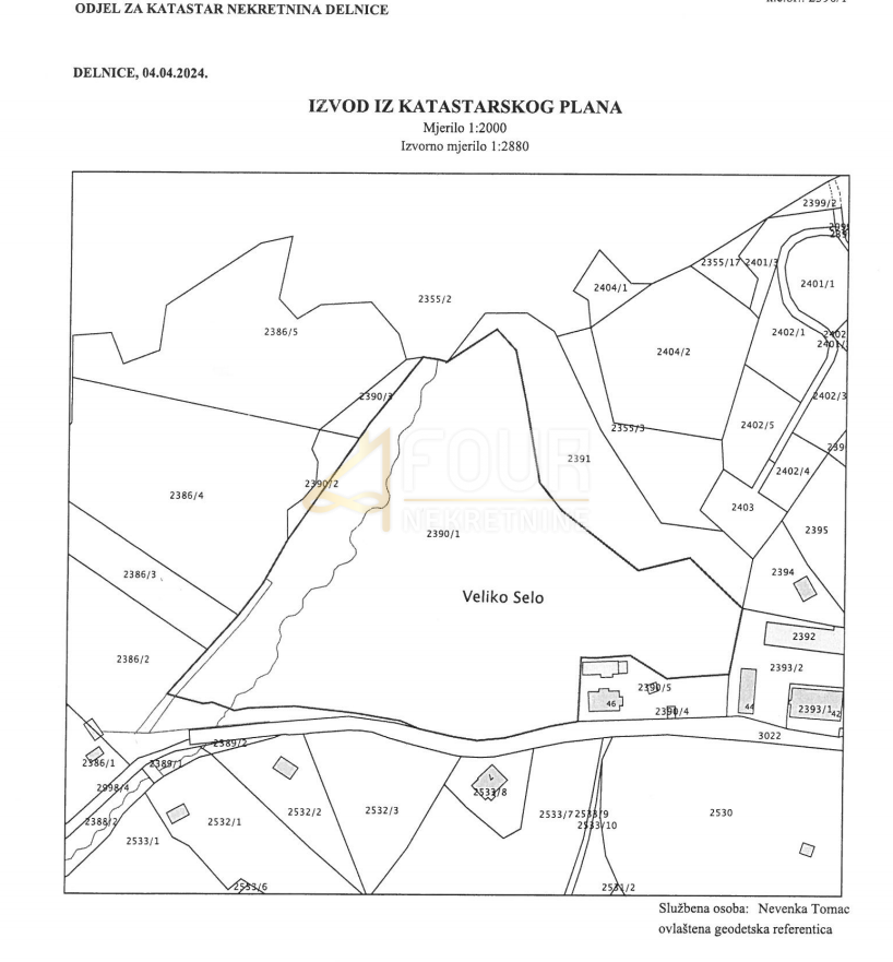 Crni Lug, Delnice, 2.005m2