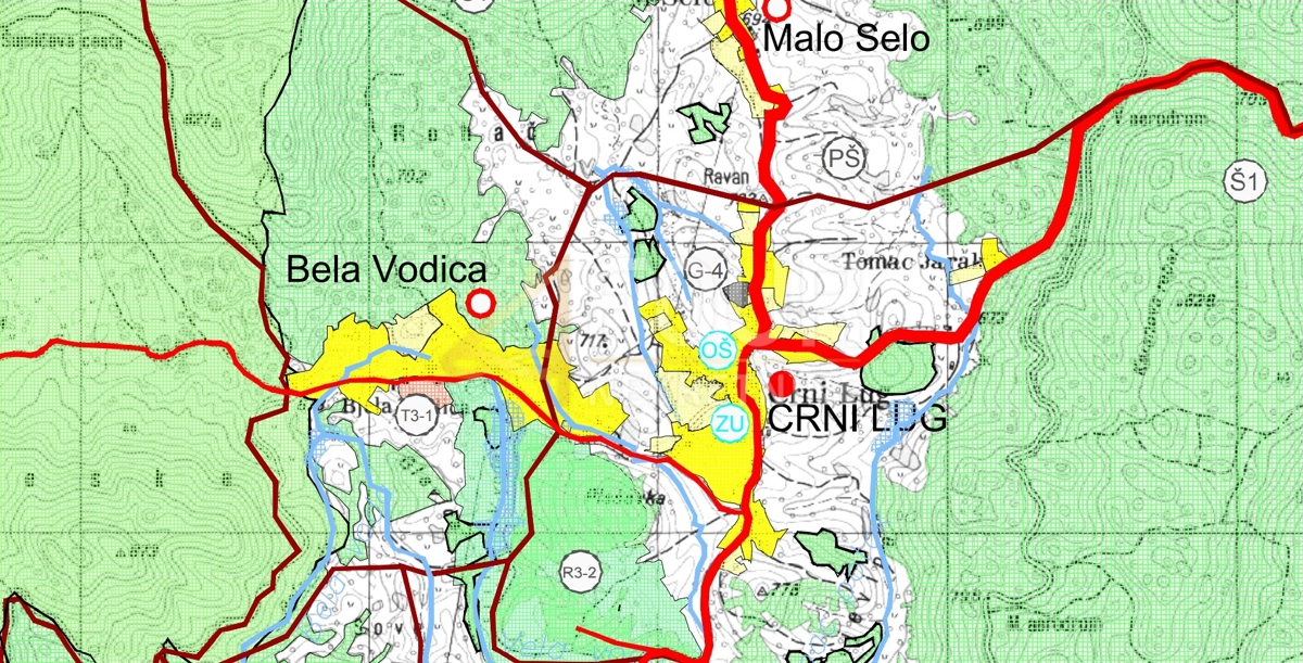 Crni Lug, Delnice, 2.005m2