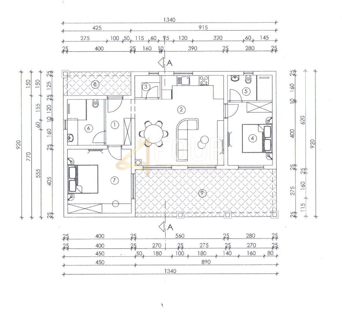 Kanfanar, 1.461m2