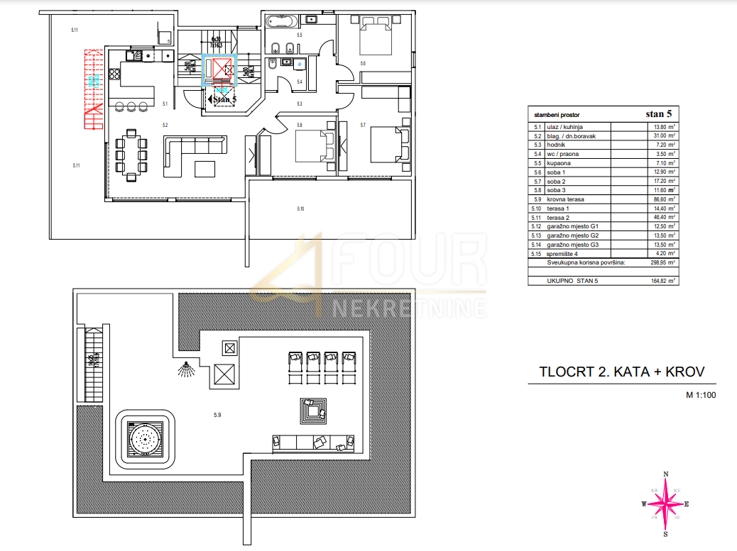 Kantrida, Rijeka, 164,82m2