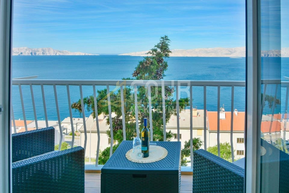 Senj, 1s+db, 40.05m2, loggia, vista mare