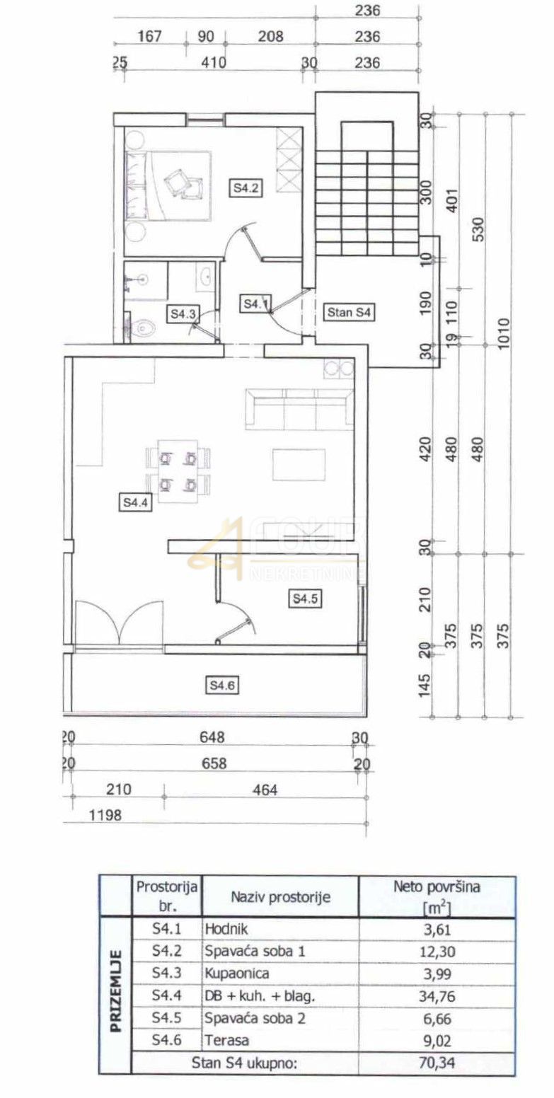 Ćikovići, Kastav, 70,34m2