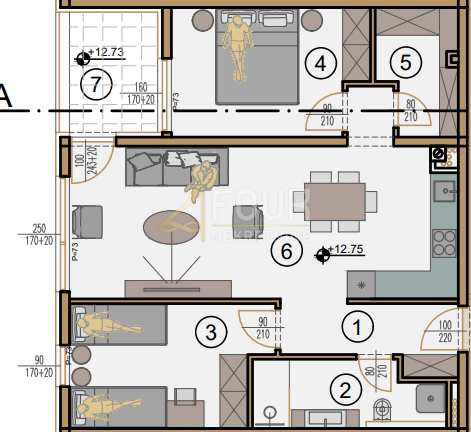 Srdoči, Rijeka, 70,15m2