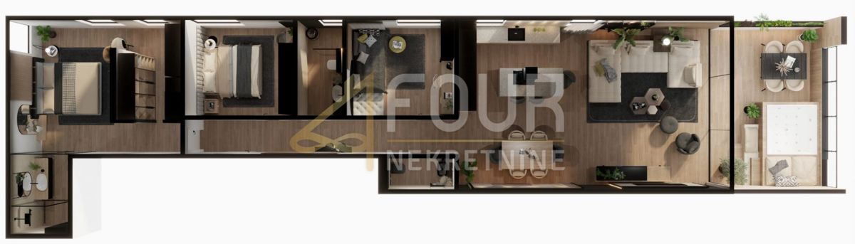 Volosko, Opatija, 128,44m2