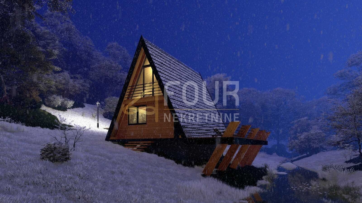 Montagna di Gorski, terreno edificabile, 612m2