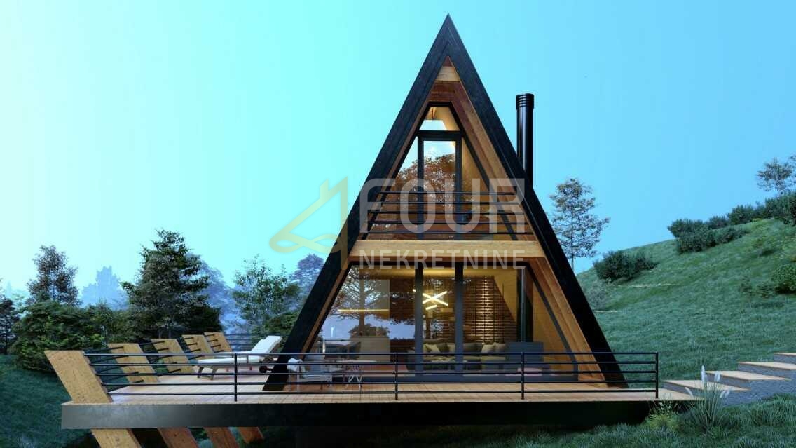 Montagna di Gorski, terreno edificabile, 612m2