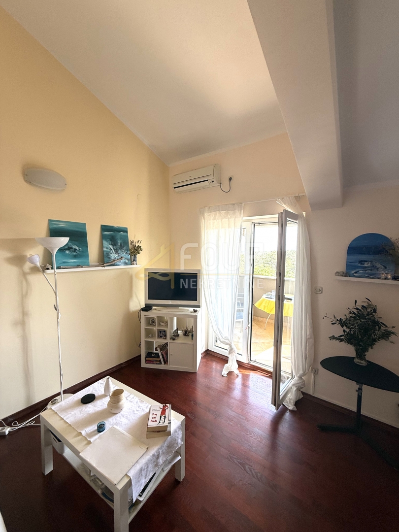 Isola di Krk, Šilo, monolocale più soggiorno, 45m2, balcone, vista mare