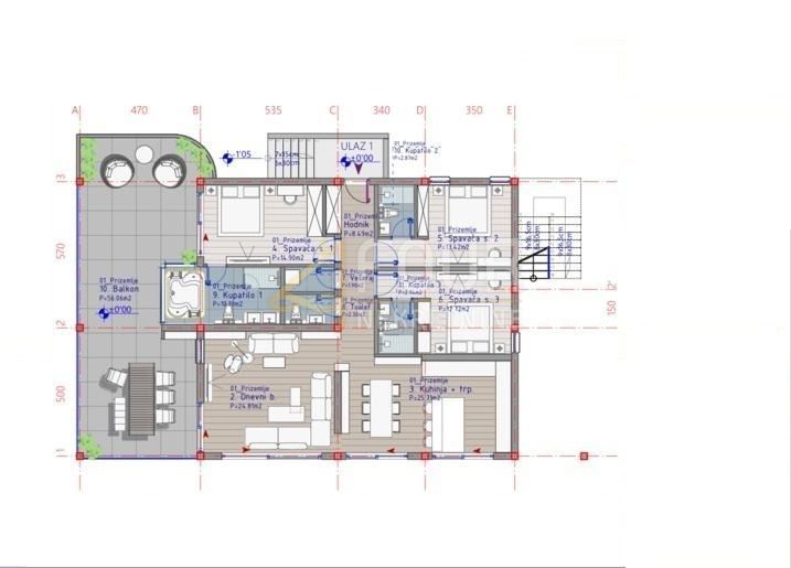Ika, Opatija - Okolica, 733m2