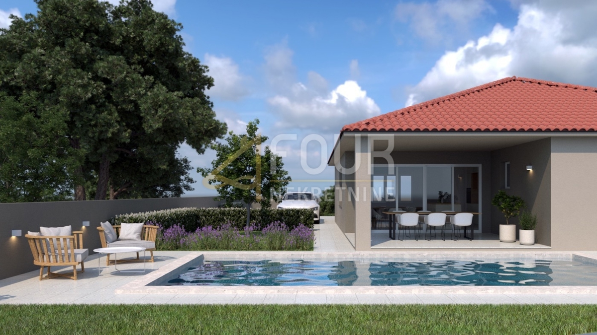 Istria, Loborika, villa autonoma con piscina