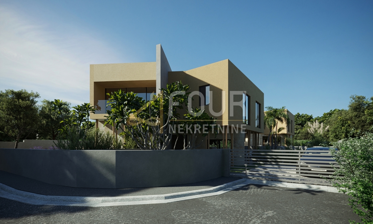 Istria, Brtonigla, nuova costruzione, appartamento su due piani 3s+db, piscina