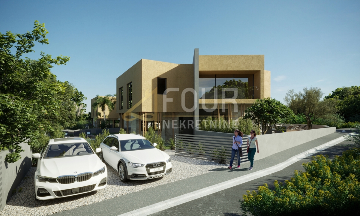 Istria, Brtonigla, nuova costruzione, appartamento su due piani 3s+db, piscina