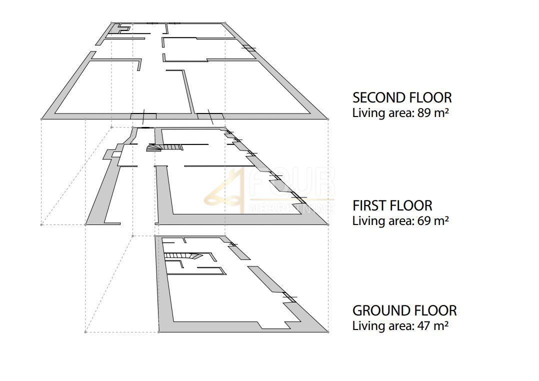 Ika, Opatija - Okolica, 208m2